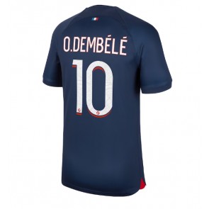 Paris Saint-Germain Ousmane Dembele #10 Hjemmebanetrøje 2023-24 Kort ærmer